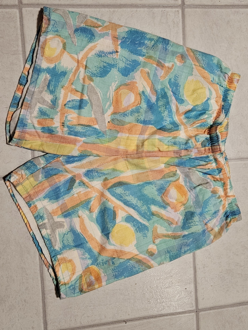 Vintage Mens California Splash Shorts Size Medium Made In USA